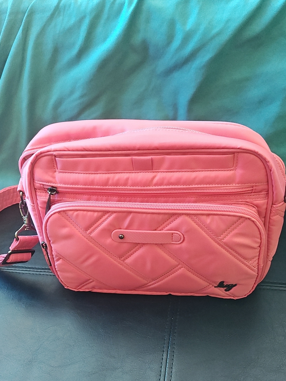 NWOT Lug Carousel XL Watermelon with Popsicle Pink Lining